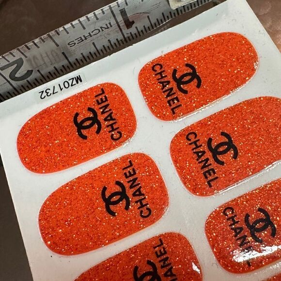 Halloween Full Wraps Nail Glitter Stickers Cute monogram Printed - Picture 9 of 15